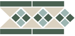 Бордюр Top Cer Border LISBON with 1 strip (Tr.16 Dots 13+18 Strips 18) 28х15