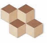 Декор Casa Dolce Casa 781840 Sensi Terre Cotone Rosato Mattone Nat Cubo 37x46