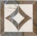 Декоративная вставка Kerama Marazzi ID113 Угол Театро наборный 16.5*16.5