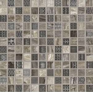 Мозаика Ascot Mosaico Gemstone Taupe Lux чип 3х3 31.5x31.5