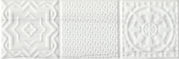 Плитка Monopole Belvedere Relieve Blanco 10x30
