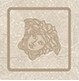 Декоративная вставка Versace 262581 Tozzettо Crema Marfil 4х4