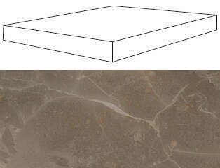 Ступень Атлас Конкорд Россия 620070000766 Supernova Stone Grey Scalino laterale dx 33x120