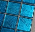 Мозаика Keramissimo CR 0114STR Crystal фольгированная бирюзовая 30x30