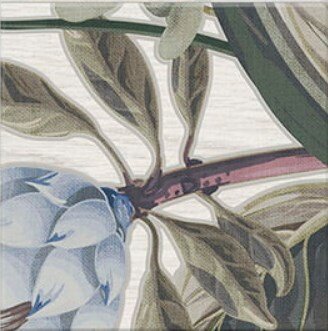 Декор Mainzu Decor Blue Leaves 20x20
