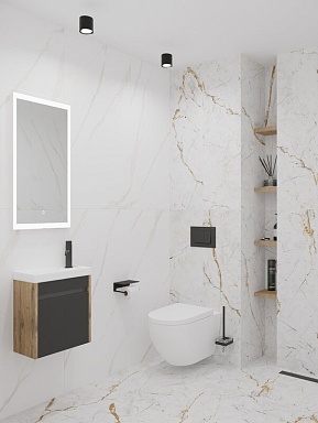 Керамогранит Duna Magnum White Carving Матовый 60x120