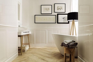 Бордюр Tubadzin LS-01-162-0298-0062-1-025 Royal Place white 2 29,8x6,2