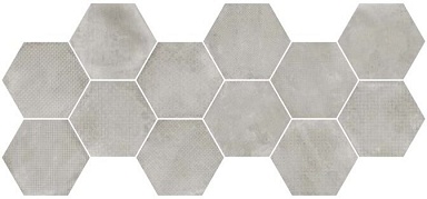 Керамогранит Equipe 23603 Urban Hexagon Melange Silver 29,2X25,4