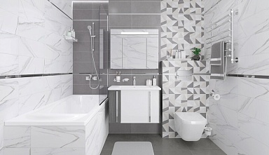 Laparet Elegance Декор-2 белый 20х50