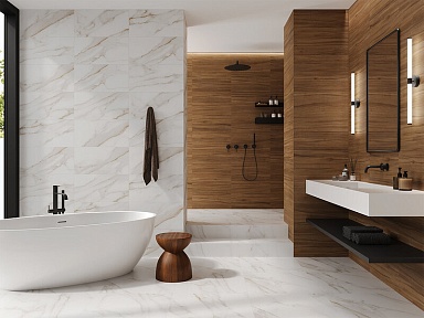 Плитка Gracia Ceramica 010100001728 Каррара голд мат верх 01 30x60