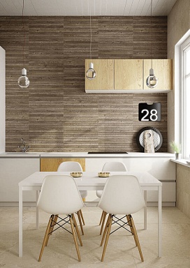 Керамогранит Gayafores Vancouver Wall Miel 32x62.5