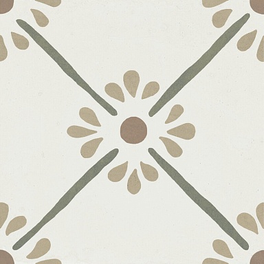 Керамогранит Harmony 37788 Provenza Green Flower/22,3 22,3x22,3