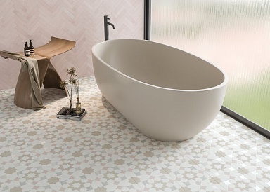 Керамогранит Harmony 39599 Doha Green Flower SP/22,3 22,3x22,3