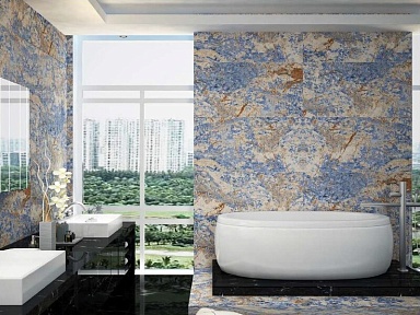 Керамогранит Novin Ceram Yazd Tile Co N9377 Albo Nano Polish Rect 60x120