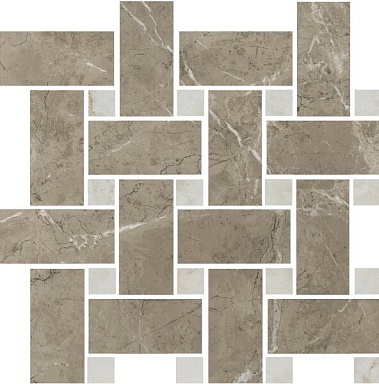 Мозаика Kerama Marazzi T038/SG6541 Серенада мозаичный бежевый тёмный лаппатированный 32x32