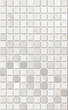 Kerama Marazzi MM6359 Декор Гран Пале белый мозаичный 25х40