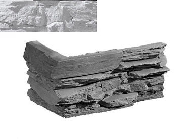 Искусственный камень Leonardo Stone Угловой элемент Верона 100 20/11x10x3