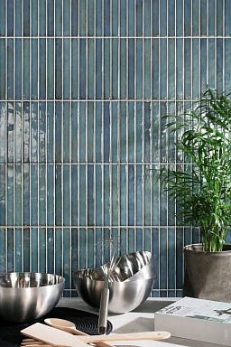 Плитка La Platera Brick Raku Emerald 35x35