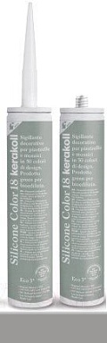 Смеси и затирки Kerakoll Silicone Color Fugabella Color герметик 07 310мл