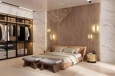Керамогранит Kerama Marazzi SG075300R6 Кредо бежевый тёмный обрезной 119,5x320