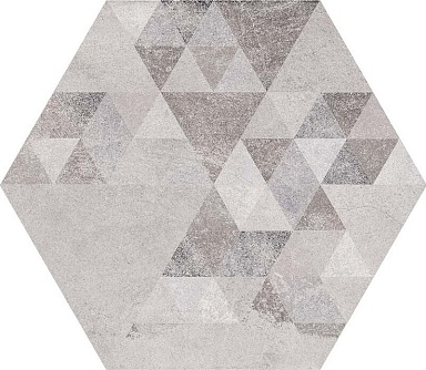 Декор VIVES Laverton Hexagono Benenden Sombra Mix 23x26.6