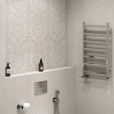 Бордюр Kerama Marazzi POF014 Карандаш Бисер серый матовый 20х1.4