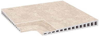 Керамогранит Kerastep Рукохват угол Stone 548 Sand R11/C 310х310х17-30