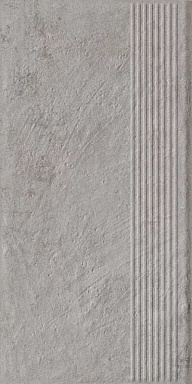 Ступень Paradyz Carrizo Grey Stopnica Prosta Struktura Mat 30x60