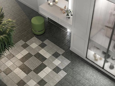 Керамогранит Kerama Marazzi SG1597N Фреджио серый светлый матовый 20x20x8