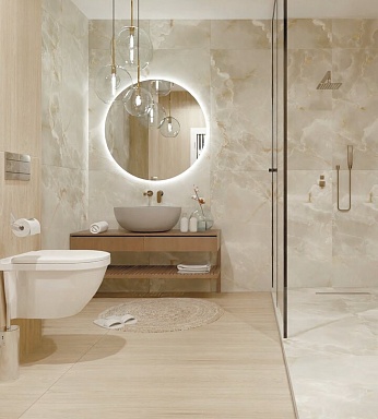 Керамогранит ProGRES Ceramica GNR12060408-GM Оникс Крем граниль 1200x600x9.5