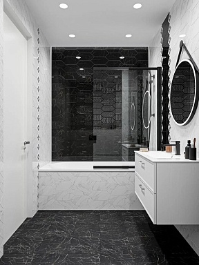Плитка Kerama Marazzi 16071 Фрагонар белый 7.4*15