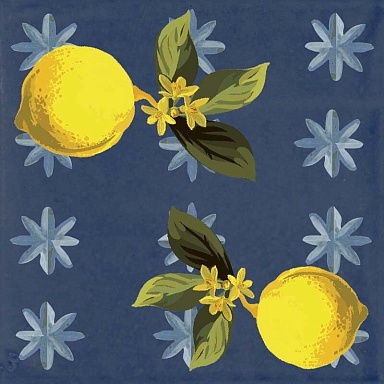 Декор Sant Agostino Giardino Blu Mix Luc 20x20