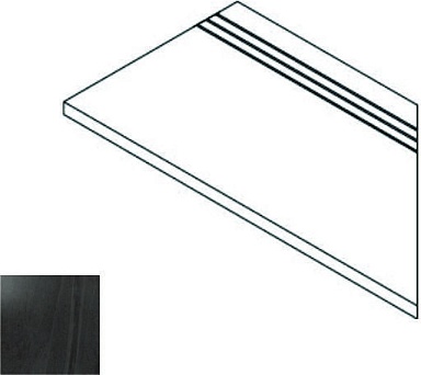 Бордюр Italon 620090000237 CARBON BORDO GRIP SX 30x60