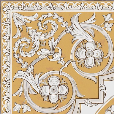 Kerama Marazzi HGD/B509/SG9174 Декор Алмаш угол желтый 30х30
