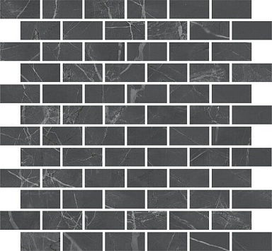 Декор Kerama Marazzi MM13106 Буонарроти серый темный мозаичный 32*30
