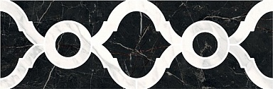 Kerama Marazzi ID92 Фрагонар бордюр наборный чёрный 30*9.9