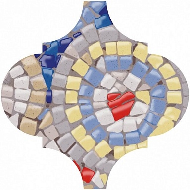 Декор Kerama Marazzi OP/A170/65000 Арабески Майолика Гауди 6.5x6.5