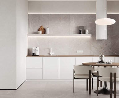Керамогранит Laparet Geo Grey серый матовый карвинг 80х160