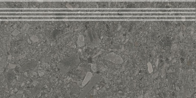 Kerama Marazzi DD606220R/GR Ступень Чеппо ди Гре антрацит матовый обрезной 30x60x0,9