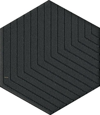 Kerama Marazzi OS/B241/63001 Декор Агуста черный 6х5,2