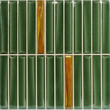 Декор Monopole Decor Melody Royal Green Gold 20x20