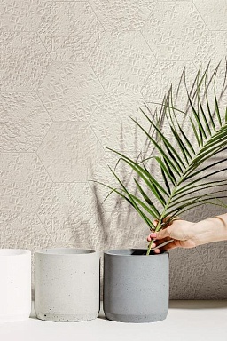 Керамогранит Ragno Marazzi R8WV Stratford White Struttura Foglia 3D 60x120