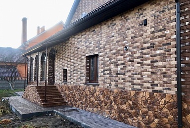 Искусственный камень Leonardo Stone Угол Бергамо 345 разноразмерный
