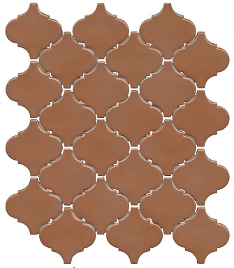 Плитка Kerama Marazzi KM2630M0020N Арабески Марокко коричневый глянцевый 26x30x0,7