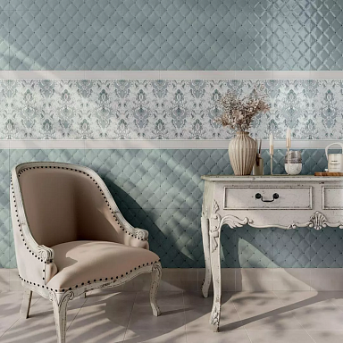 Бордюр Kerama Marazzi POD016 Карандаш Бисер платина 20х0,6
