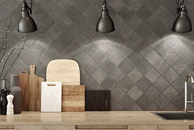 Керамогранит Wow 120290 GEA CARVED GREY 12.5x12.5