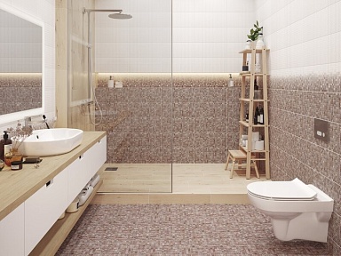 Плитка Cersanit HAG011D Hammam рельеф бежевый 20x44