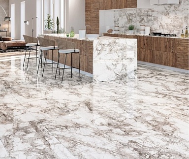 Керамогранит Qua Granite Arabescato Full Lap 60x120 6,5мм