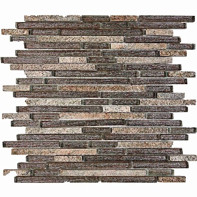Pixmosaic PIX726 Мозаика из мрамора и стекла 10x48/98/148 300х300x8