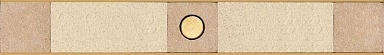 Бордюр Casalgrande Padana 7271632 Fascia Decoro Meteor A Naturale 9.5мм 6x40